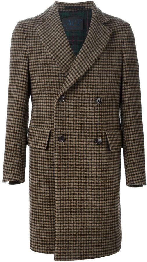 Mp Massimo Piombo Tweed Coat, $1,164 | farfetch.com | Lookastic