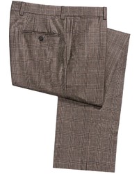Brown Plaid Pants