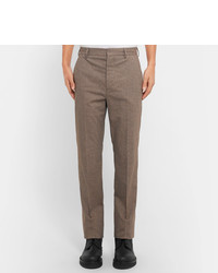 Bottega Veneta Slim Fit Checked Woven Trousers