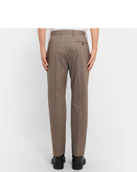 Bottega Veneta Slim Fit Checked Woven Trousers