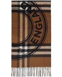 Burberry Brown Montage Scarf