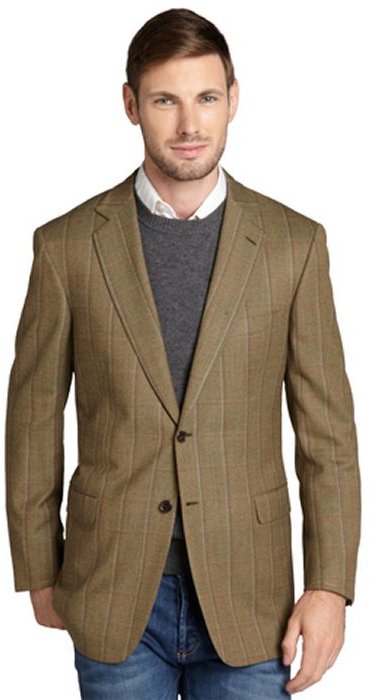 Brioni Brown Wool Plaid Jacket | Where to buy & how to wear