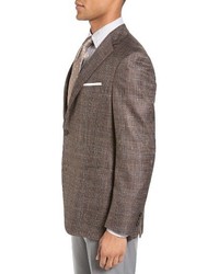 Peter Millar Classic Fit Plaid Wool Blend Sport Coat