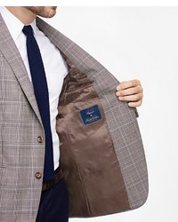 Brooks Brothers Fitzgerald Fit Saxxon Wool Plaid With Deco Sport Coat