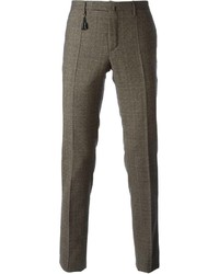 Incotex Checked Slim Fit Trousers