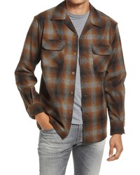 Pendleton Board Wool Flannel Button Up Shirt
