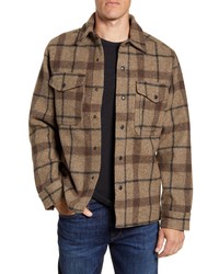 Filson Mackinaw Plaid Wool Flannel Shirt Jacket