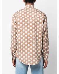 ERL Polka Dot Print Cotton Shirt