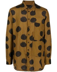 Uma Wang Spot Print Long Sleeve Shirt