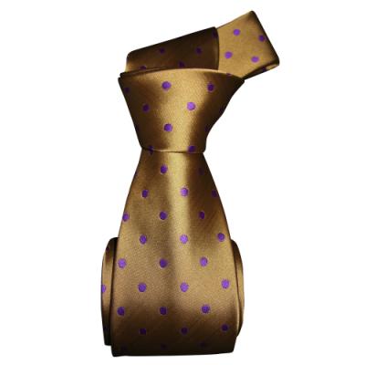 Dmitry Tan Purple Polka Dot Patterned Italian Silk Tie, $51 | Overstock ...