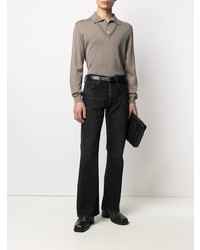 Lemaire Knitted Layered Polo Shirt