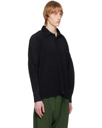 Homme Plissé Issey Miyake Black Monthly Color February Polo
