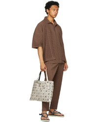 Homme Plissé Issey Miyake Brown Monthly Color May Cardigan