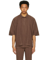 Homme Plissé Issey Miyake Brown Monthly Color May Cardigan