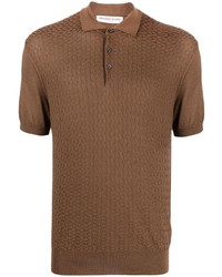 Orlebar Brown Burnham Textured Knitted Polo Shirt