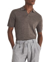 Reiss Duchie Solid Wool Polo Shirt