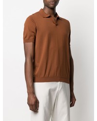 Tagliatore Fine Knit Cotton Polo Shirt
