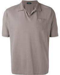 Zanone Front Pocket Polo Shirt