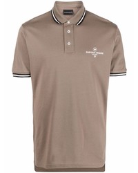 Emporio Armani Logo Print Polo Shirt