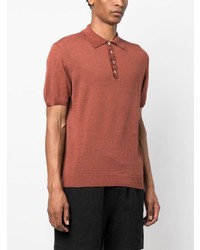 Costumein Short Sleeve Knitted Polo Shirt