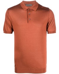 Corneliani Short Sleeve Silk Polo Shirt