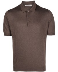 Fileria Short Sleeve Silk Polo Shirt