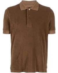 Tom Ford Short Sleeves Velvet Effect Polo Shirt