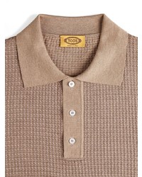 Tod's Waffle Knit Polo Shirt
