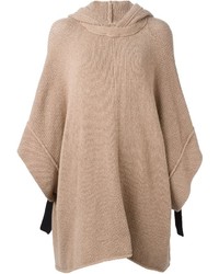 See by Chloe See By Chlo Hooded Knitted Poncho