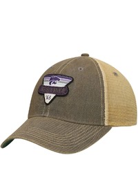 LEGACY ATHLETIC Gray Kansas State Wildcats Legacy Point Old Favorite Trucker Snapback Hat