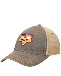 LEGACY ATHLETIC Gray Usc Trojans Legacy Point Old Favorite Trucker Snapback Hat
