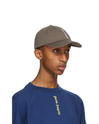 Palm Angels Taupe Military Cap