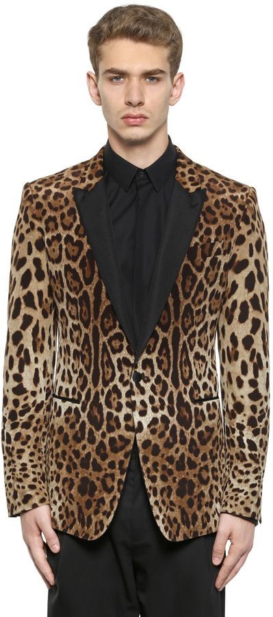 Dolce & Gabbana Leopard Print Blazer, $1,995