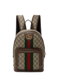 Gucci Beige Small Gg Ophidia Backpack