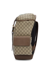 Gucci Brown Medium Gg Ophidia Backpack