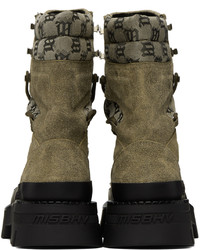 Misbhv Taupe The Ibiza Combat Boots