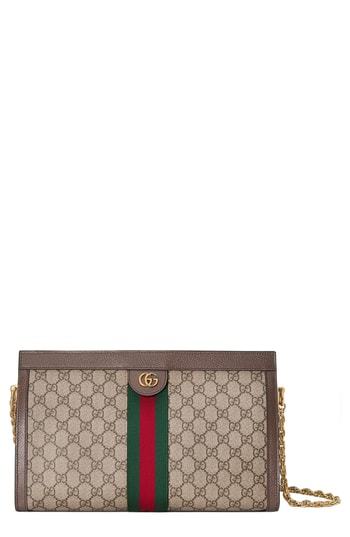 gucci supreme canvas shoulder bag