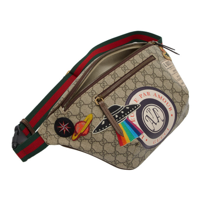 Gucci // Beige & Brown GG Belt Bag – VSP Consignment