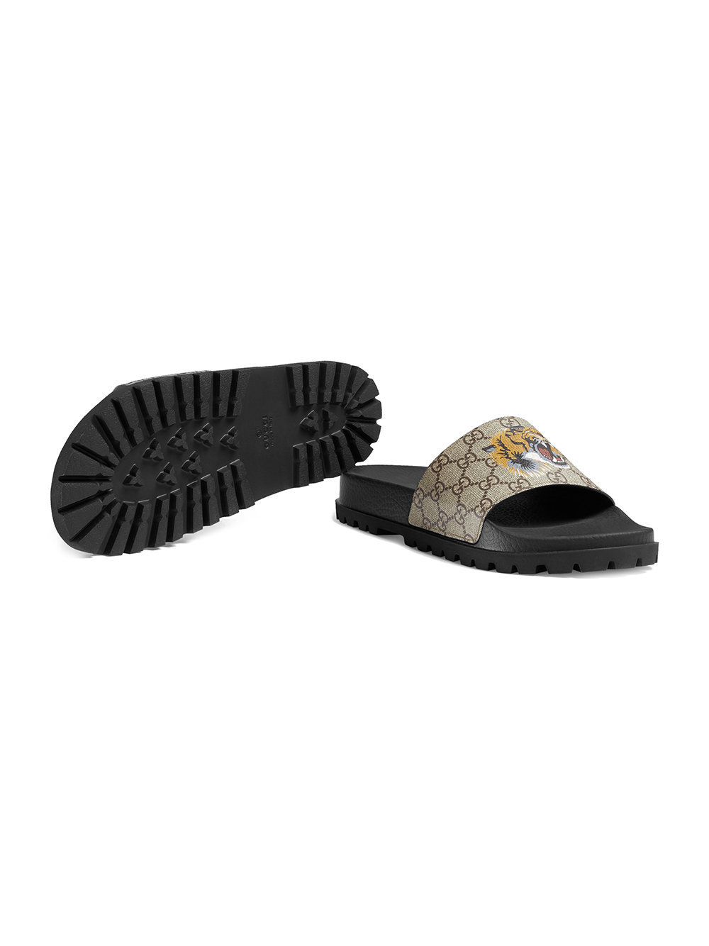 gg supreme tiger slide sandal