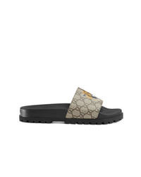 Gucci Gg Supreme Tiger Slide Sandal
