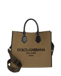 Dolce & Gabbana Liscio Canvas Tote In Volivanero At Nordstrom