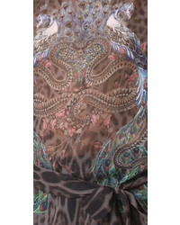 Roberto Cavalli Cinched Patterned Top