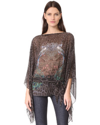 Roberto Cavalli Cinched Patterned Top