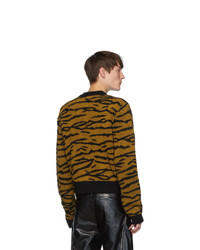 Johnlawrencesullivan Brown And Black Tiger Sweater