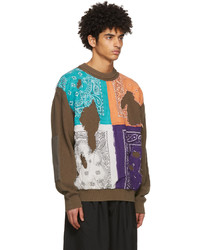 Children Of The Discordance Brown Crush Bandana Sweater