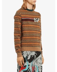 Prada Chevron Pattern Sweater