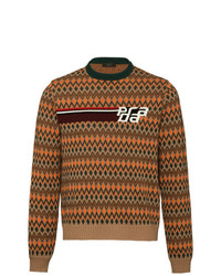 Prada Chevron Pattern Sweater