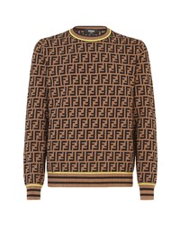 Fendi Ff Crewneck Sweater