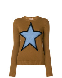 N°21 N21 Star Intarsia Knit Jumper