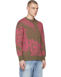 Paria Farzaneh Taupe Pink Chocolate Dream Sweater